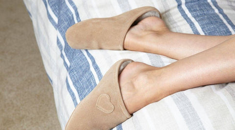 Womens Shearling Slippers