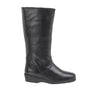 MALTON Womens Leather Shearling Boots