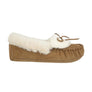 JESSICA Womens Shearling Moccasin Slippers