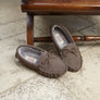 MAINE Mens Shearling Moccasin Slippers