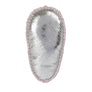 BABY SHEARLING SLIPPER SOCKS - SILVER