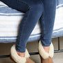 CAMILLA Womens Shearling Bootie Slippers