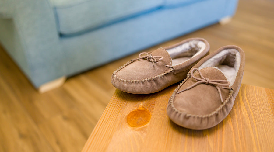 Shearling Moccasins – Natural & Trendy Footwear for Men