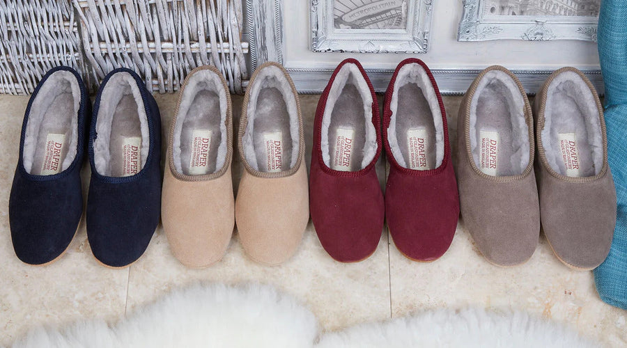 Stay Comfy & Stylish Every Day with Draper’s Shearling Slippers