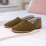 ANTON Mens Shearling Slippers