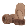 WOMENS SHEARLING MITTENS MINK