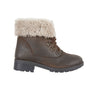 STOWE Womens Leather Shearling Boots